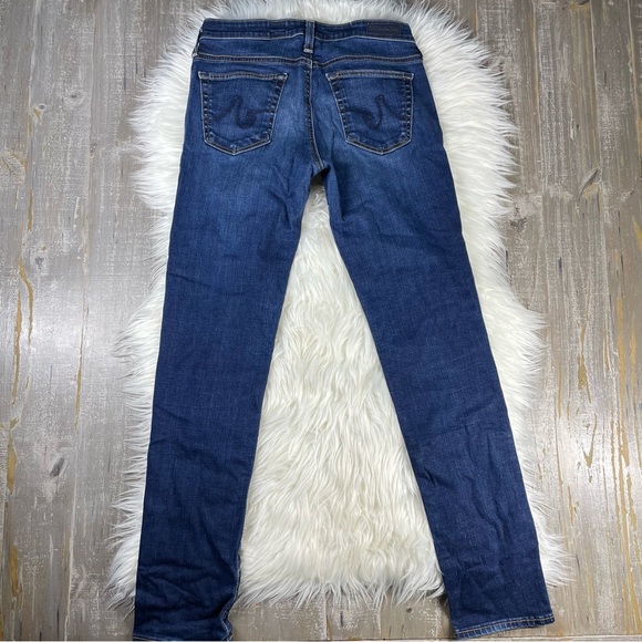 AG Adriano Goldschmied The Stilt Cigarette Leg | Dark Wash Blue | Size 26 - Picture 7 of 7